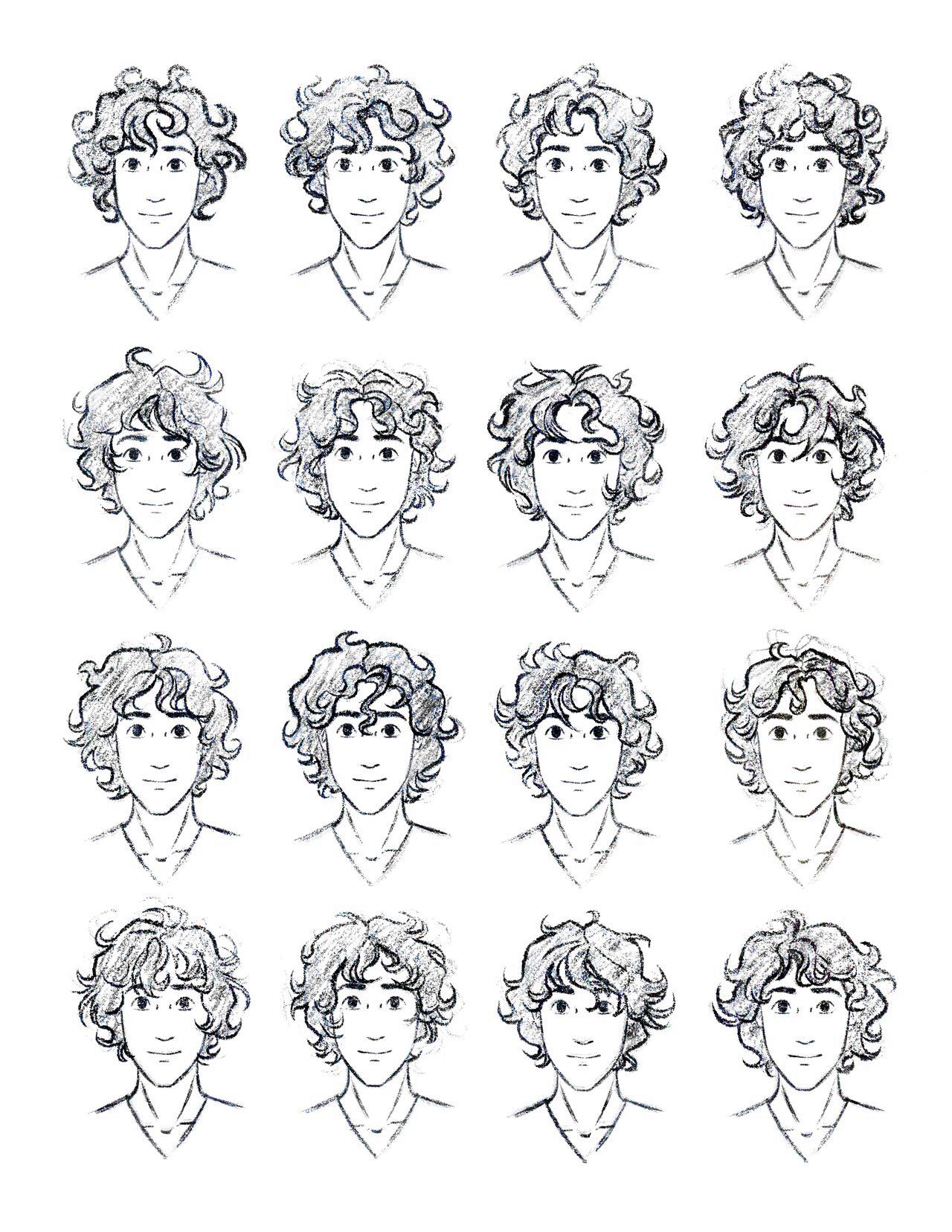 Featured image of post Curly Anime Boy Hair Reference