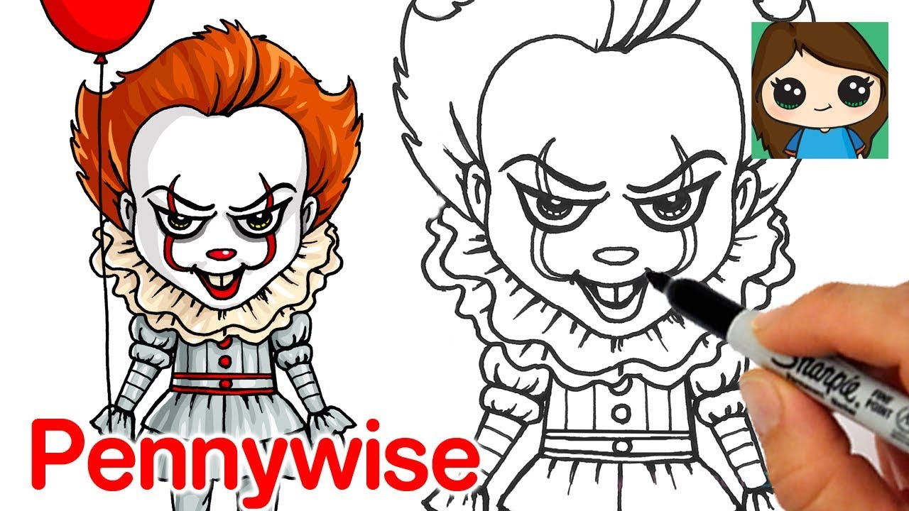 Featured image of post Pennywise Drawing Easy Cute